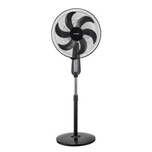 Ανεμιστήρας Ορθοστάτης Gruppe W-FS1889B Μαύρος [130W/18"]