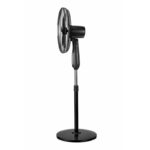 Ανεμιστήρας Ορθοστάτης Gruppe W-FS1889B Μαύρος [130W/18"]