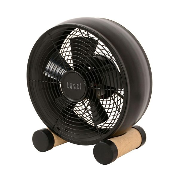 Επιτραπέζιος Ανεμιστήρας Lucci Air Breeze 213120EU Μαύρος [35W/8"]