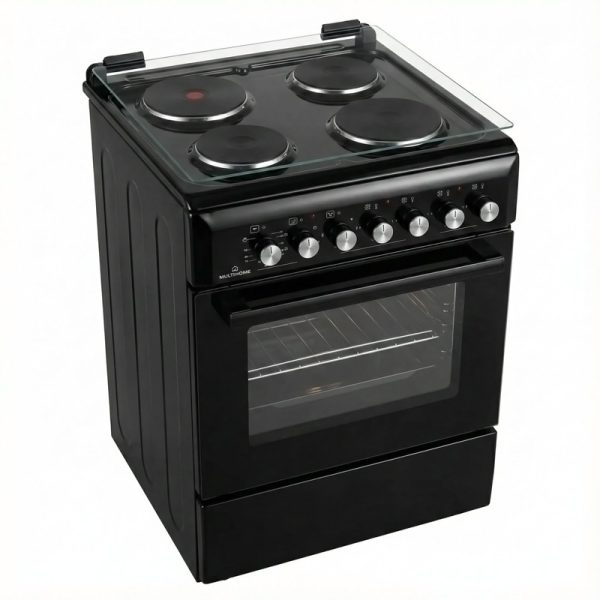 multihome-mh-6149 2 Ηλεκτρική Κουζίνα 65L MultiHome MH-6149 Μαύρη με Εμαγιέ Εστίες & Καπάκι