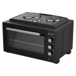 Ηλεκτρικό Φουρνάκι 45L Silifo SF2310 Μαύρο με Εμαγιέ Εστίες