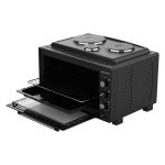 Ηλεκτρικό Φουρνάκι 45L Silifo SF2310 Μαύρο με Εμαγιέ Εστίες
