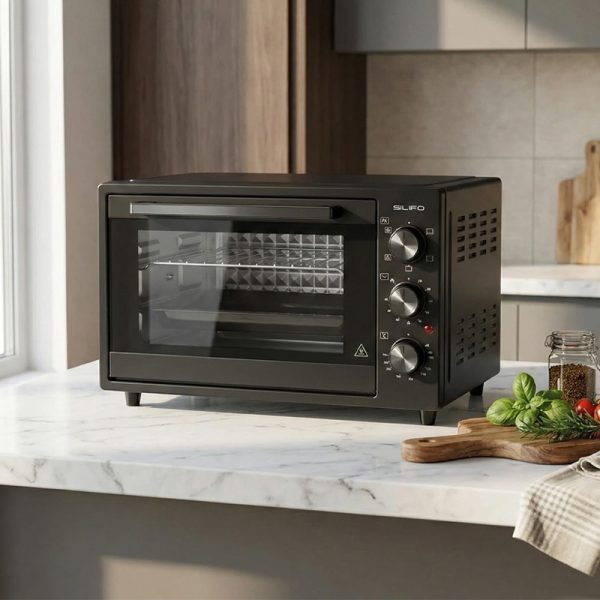 Ηλεκτρικό Φουρνάκι 30L Silifo SF2320 Μαύρο χωρίς Εστίες με Αέρα