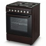Ηλεκτρική Κουζίνα 65L Silifo SF6148 Καφέ με Εμαγιέ Εστίες