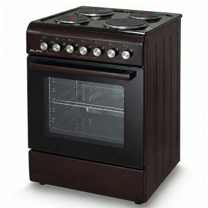 Ηλεκτρική Κουζίνα 65L Silifo SF6148 Καφέ με Εμαγιέ Εστίες