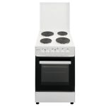 Ηλεκτρική Κουζίνα 53L Silifo SF6154CFEW Λευκή με Εμαγιέ Εστίες & Καπάκι
