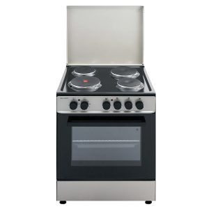Ηλεκτρική Κουζίνα 65L Silifo SF6161CFEX Inox με Εμαγιέ Εστίες & Καπάκι