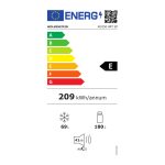 Ψυγειοκαταψύκτης Wolkenstein KG250.4RT SP Ροζ [249L/Υ178×Π55cm]