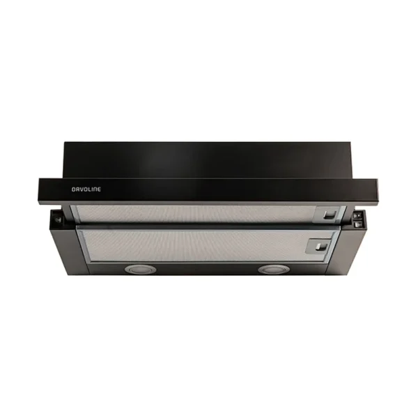 Απορροφητήρας Συρόμενος Davoline OMEGA PLUS BLACK 060 Μαύρος [Π60cm – 359m³/h]