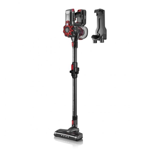 Επαναφορτιζόμενη Σκούπα Stick – Χειρός Haeger VC-22V.049B Jupiter II Plus Γκρι/Κόκκινη 22.2V